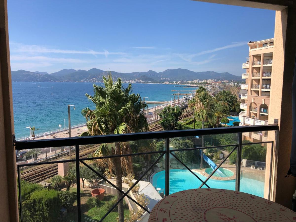Cannes Apartment With Sea View, Aircondition And Parking Exteriör bild