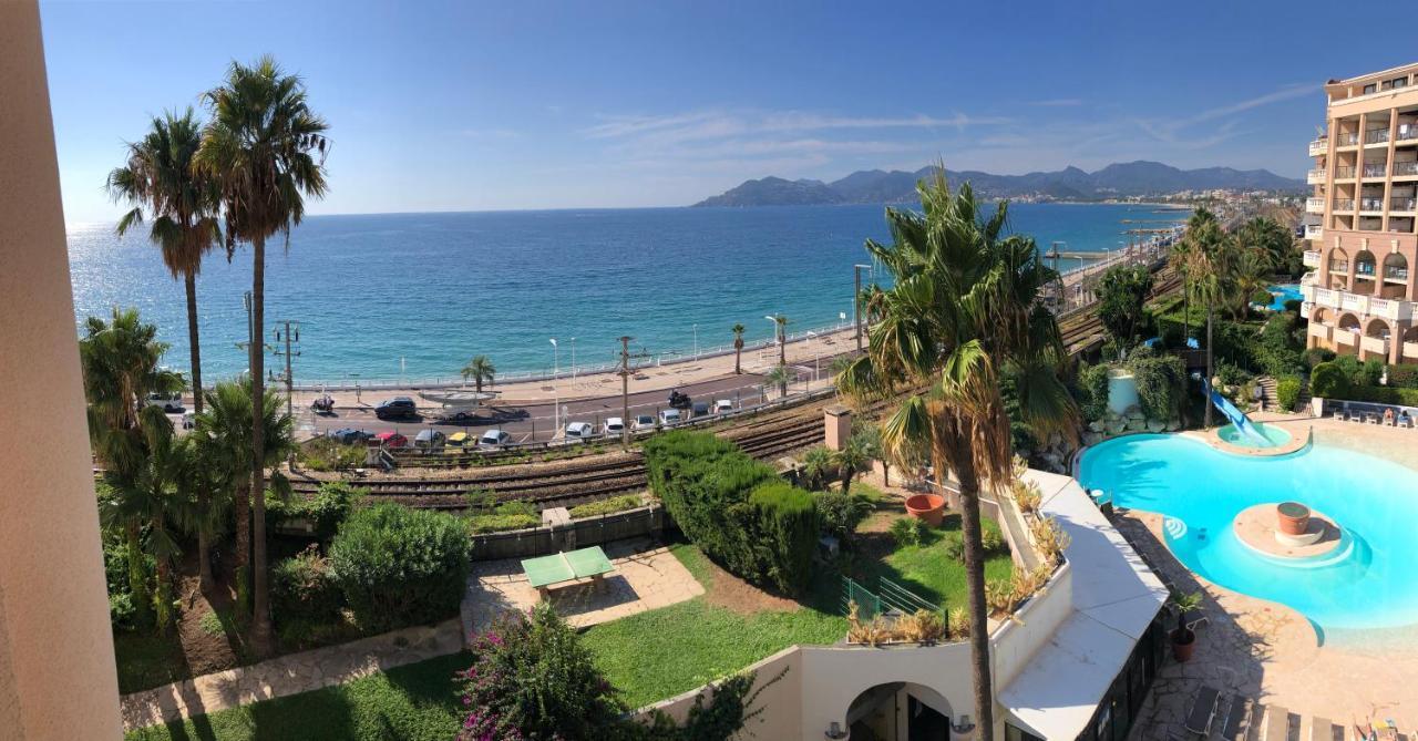 Cannes Apartment With Sea View, Aircondition And Parking Exteriör bild