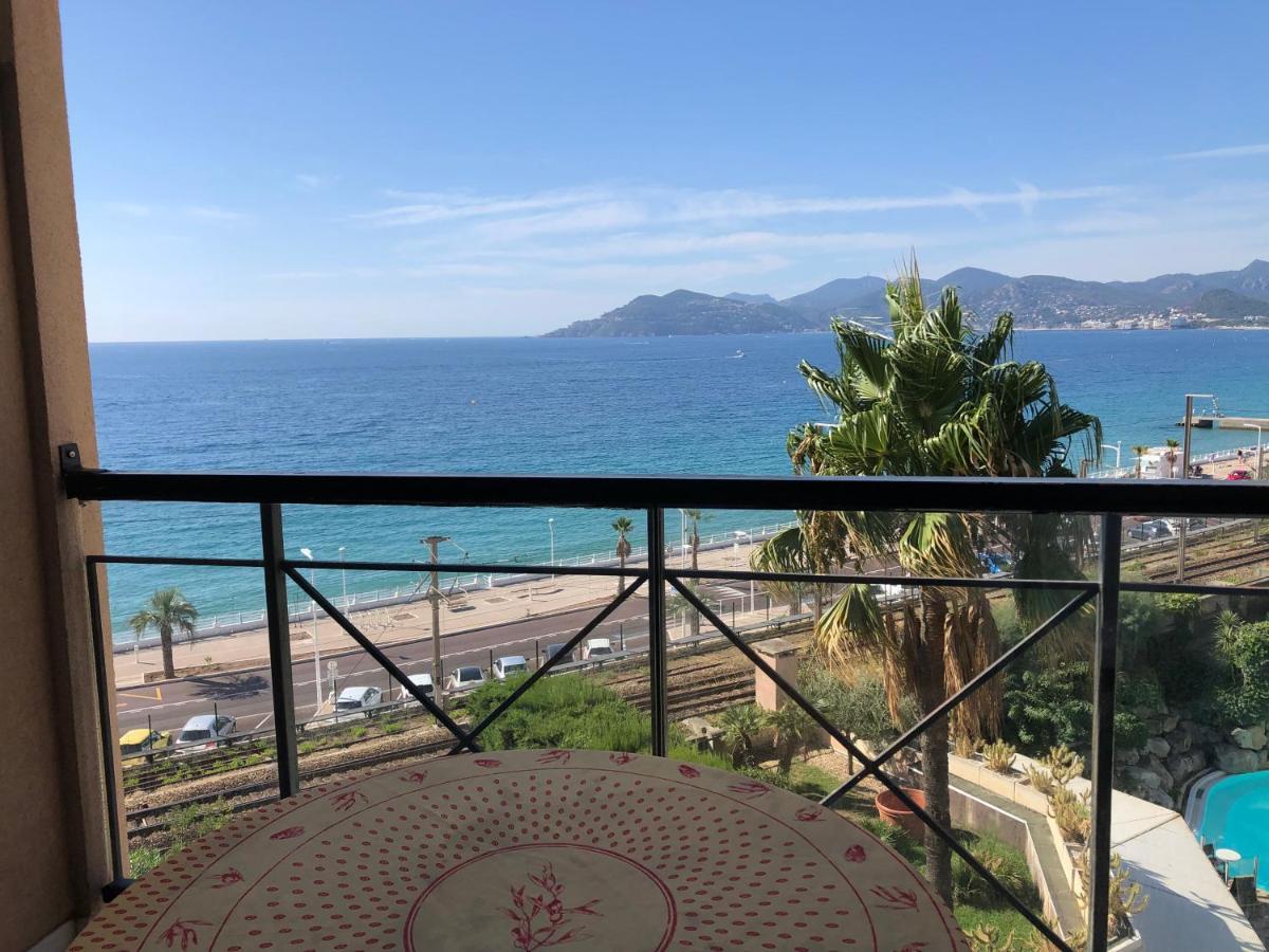 Cannes Apartment With Sea View, Aircondition And Parking Exteriör bild