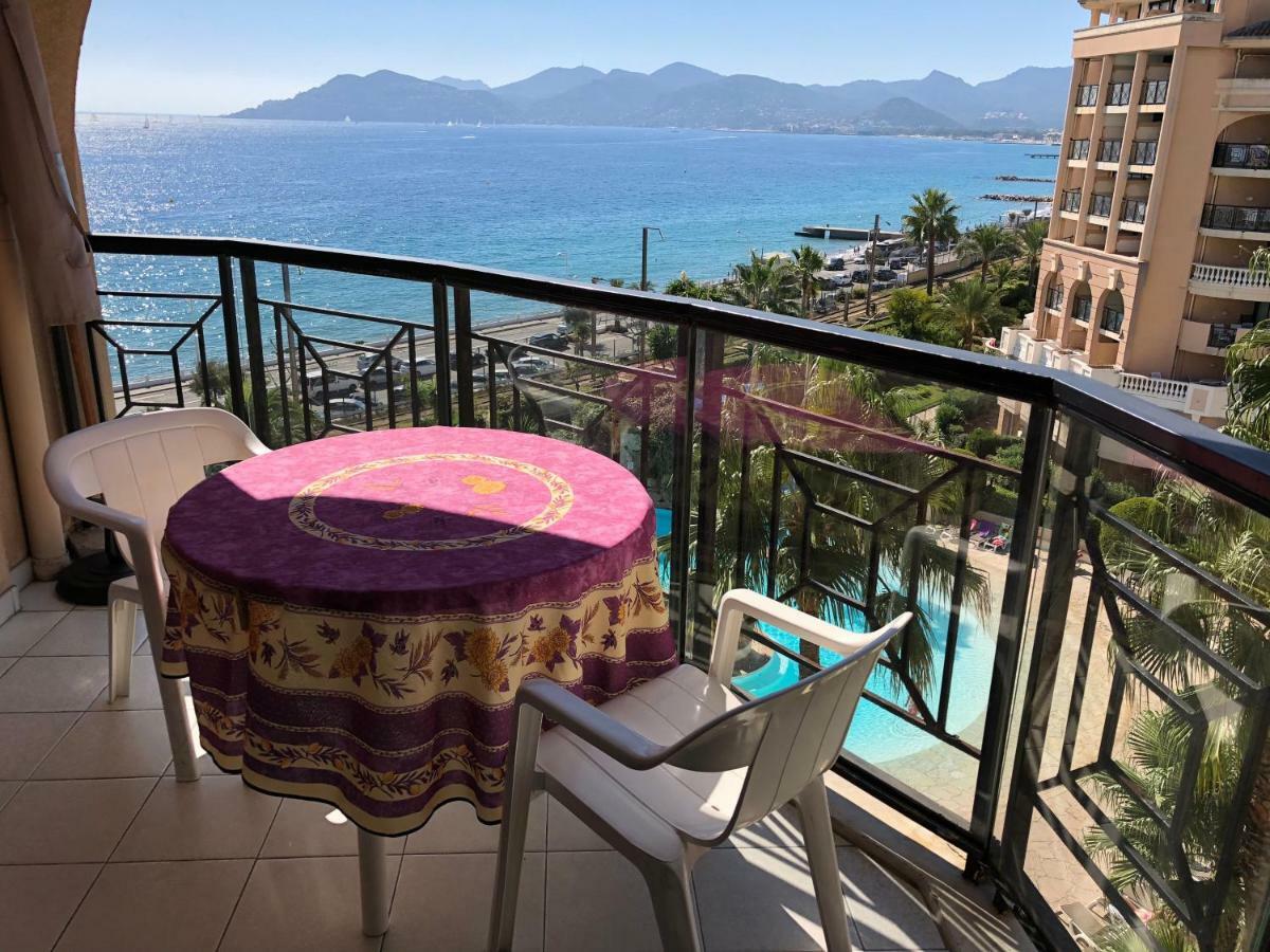 Cannes Apartment With Sea View, Aircondition And Parking Exteriör bild